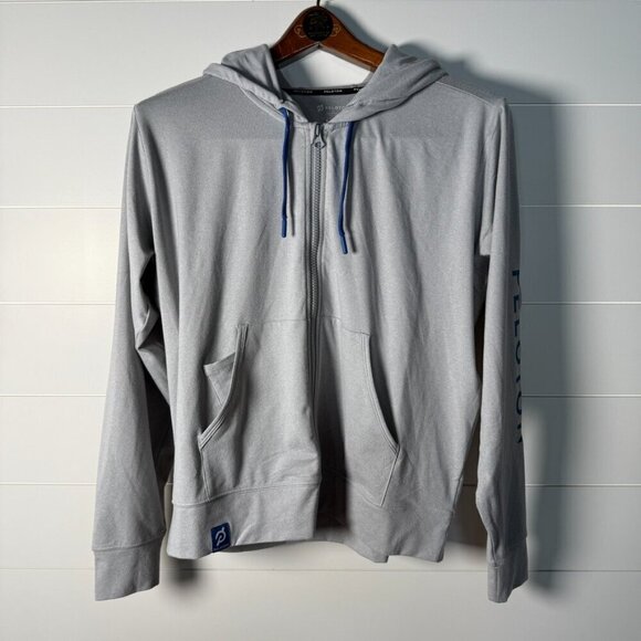 Peloton Jackets & Blazers - Peloton Jacket Women's Medium Full Zip Gray Hooded Active Hoodie